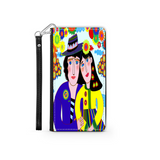 Couple in Love Colorful Art Design Protective Phone Wallet Gift