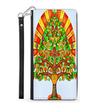 Colorful Tree of Life Custom Art Design Protective Phone Wallet Mexico Style