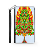 Colorful Tree of Life Custom Art Design Protective Phone Wallet Mexico Style