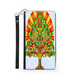 Colorful Tree of Life Custom Art Design Protective Phone Wallet Mexico Style