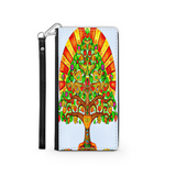 Colorful Tree of Life Custom Art Design Protective Phone Wallet Mexico Style