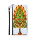 Colorful Tree of Life Custom Art Design Protective Phone Wallet Mexico Style