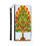 Colorful Tree of Life Custom Art Design Protective Phone Wallet Mexico Style