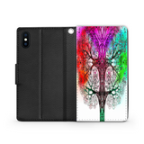 Colorful Tree of Life Custom Art Design Protective Phone Wallet