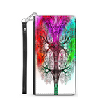Colorful Tree of Life Custom Art Design Protective Phone Wallet