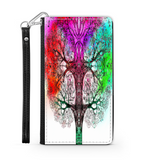 Colorful Tree of Life Custom Art Design Protective Phone Wallet