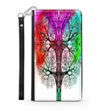 Colorful Tree of Life Custom Art Design Protective Phone Wallet