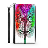 Colorful Tree of Life Custom Art Design Protective Phone Wallet