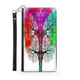 Colorful Tree of Life Custom Art Design Protective Phone Wallet