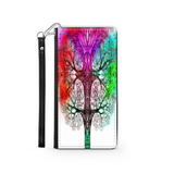 Colorful Tree of Life Custom Art Design Protective Phone Wallet
