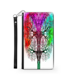 Colorful Tree of Life Custom Art Design Protective Phone Wallet