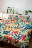 Berries and Leaves Watercolor Comforter Custom Design