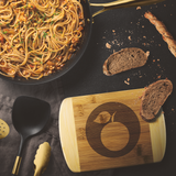 Organic Bamboo Cutting Board-An Apple A Day