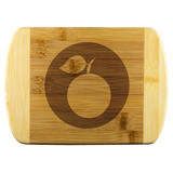 Organic Bamboo Cutting Board-An Apple A Day