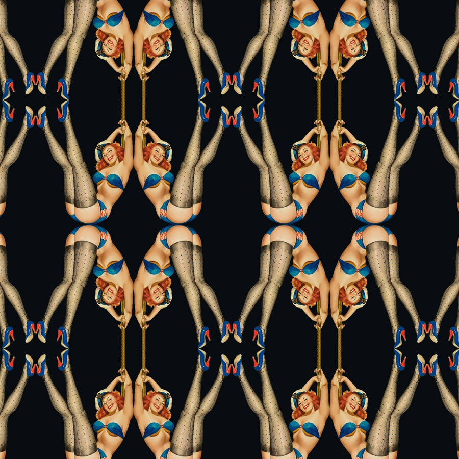 Woven Dance Retro Girl Ikat