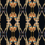 Woven Dance Retro Girl Ikat