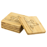 Organic Bamboo Drink Coasters